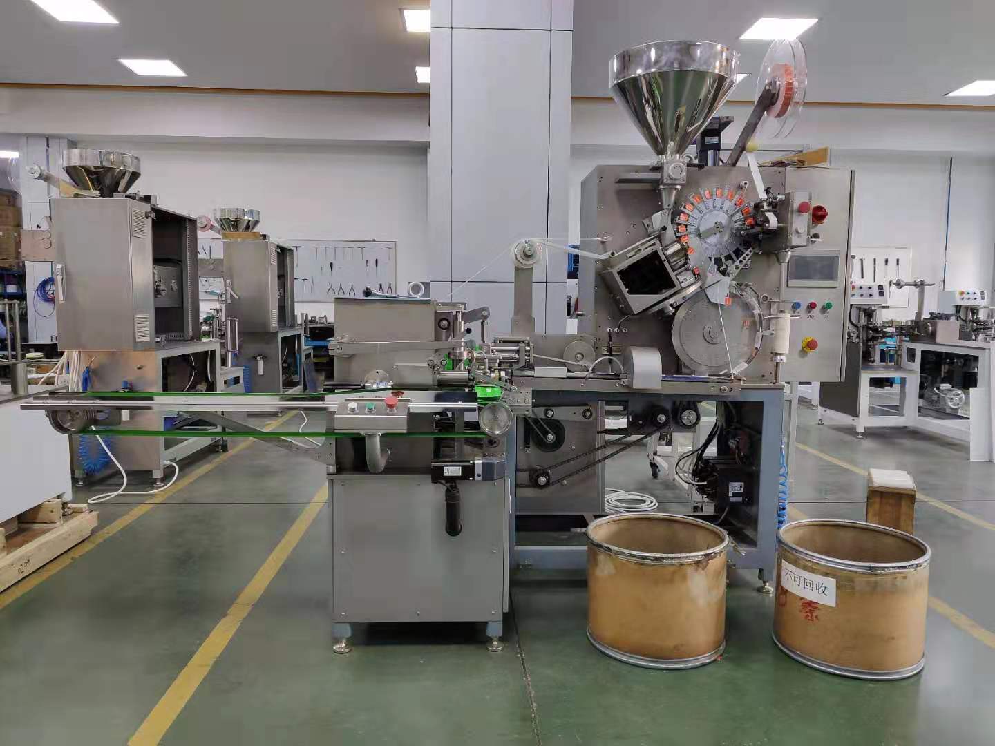 High Speed Tea Bag Packing Machine ready for Exhibition