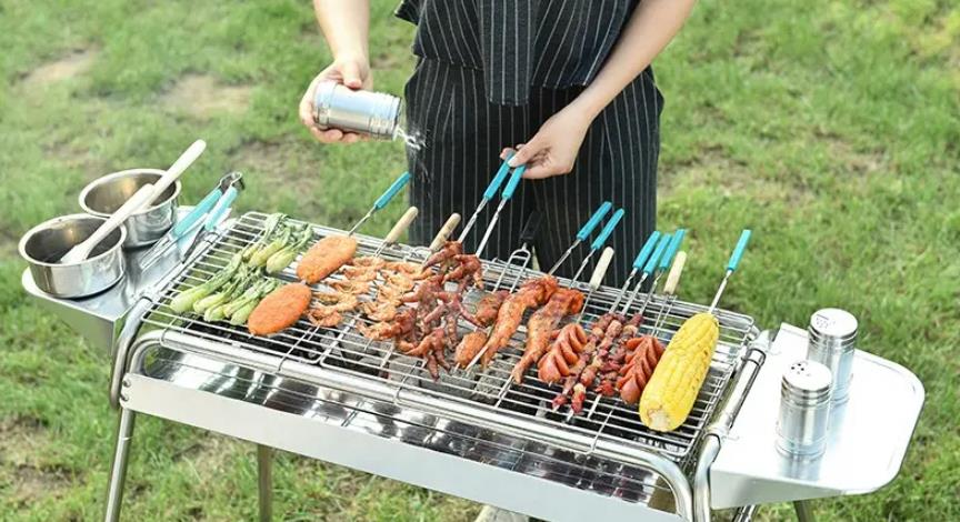 Team activity and BBQ at weekend