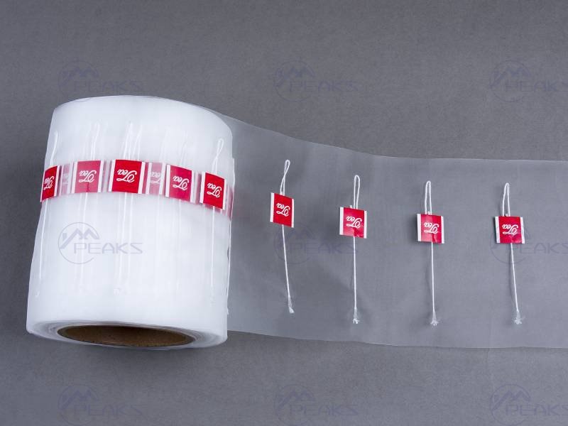 What packing material used on the pyramid tea bag packing machine?