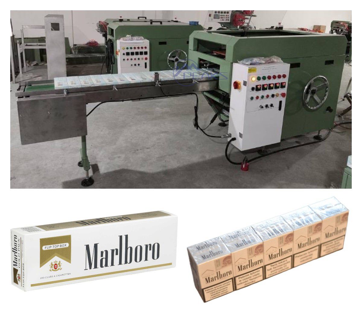 tobacco box wrapping machine
